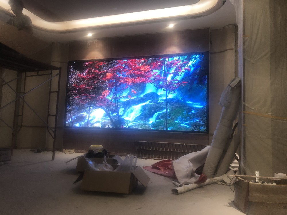 珠海保利国际室内P3高刷全彩显示屏项目